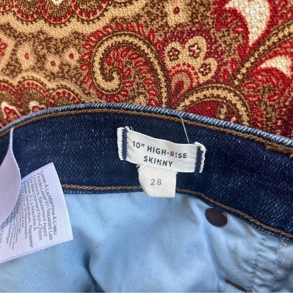 Madewell Jeans 10" High-Rise Skinny Certified Factory Size 28 - Picture 4 of 4